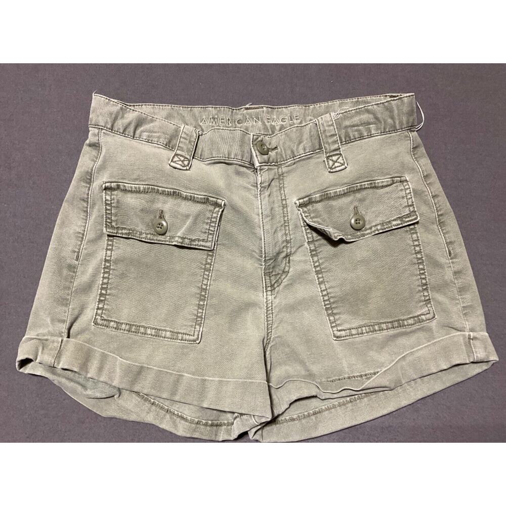 American Eagle Y2K Style Shorts Size‎ 6 Cotton Lyocell Blend Stretch